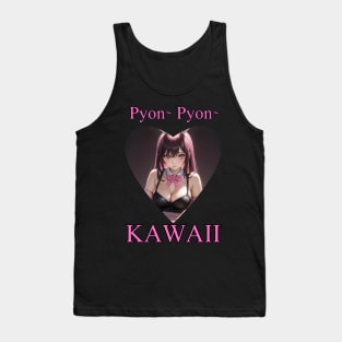 Bunny Pyon Pyon Kawaii Anime Girl Tank Top